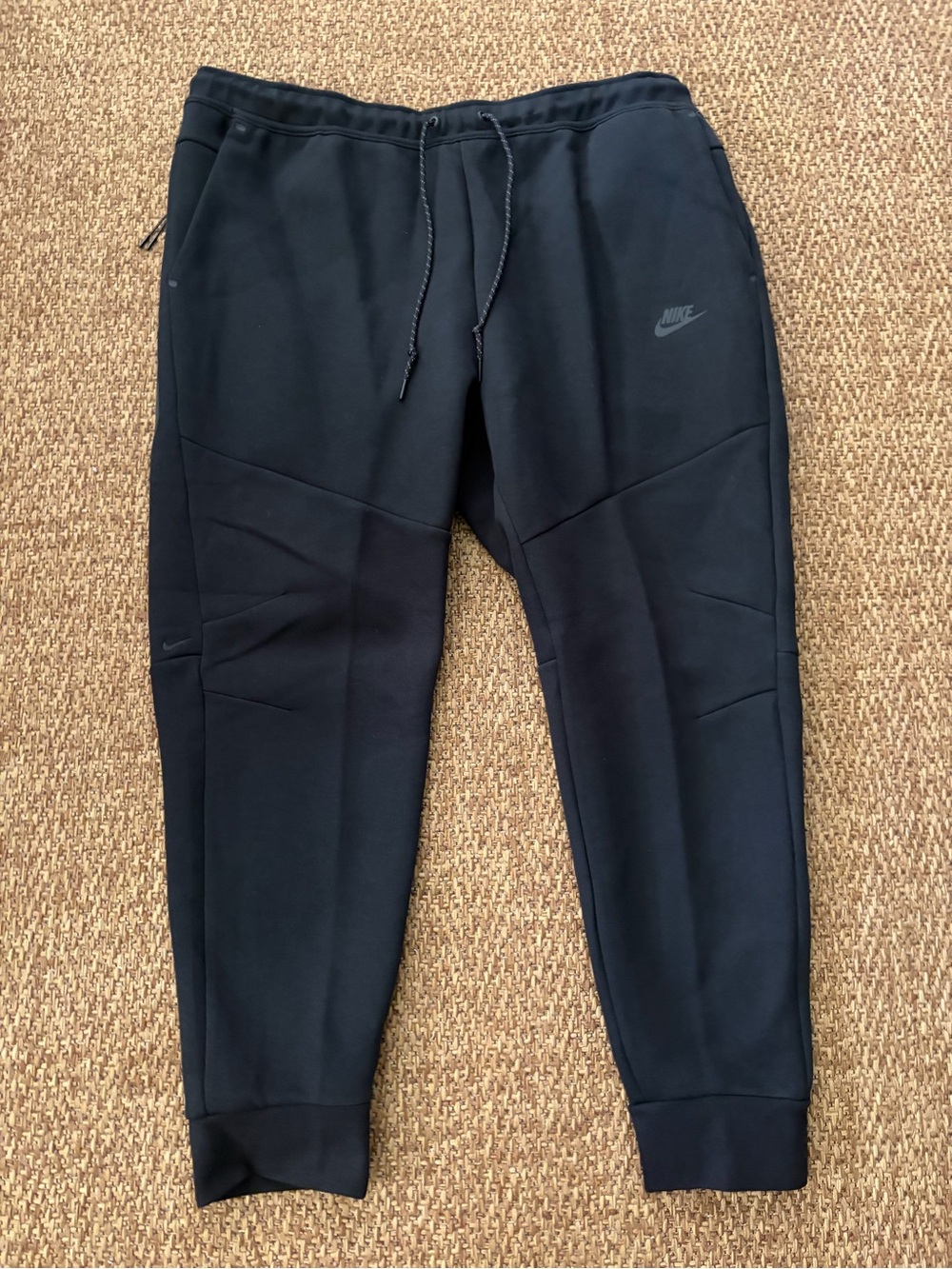 Nike Tech Fleece Triple Black Jogger Pants Men's Size 3XL HV0959-010